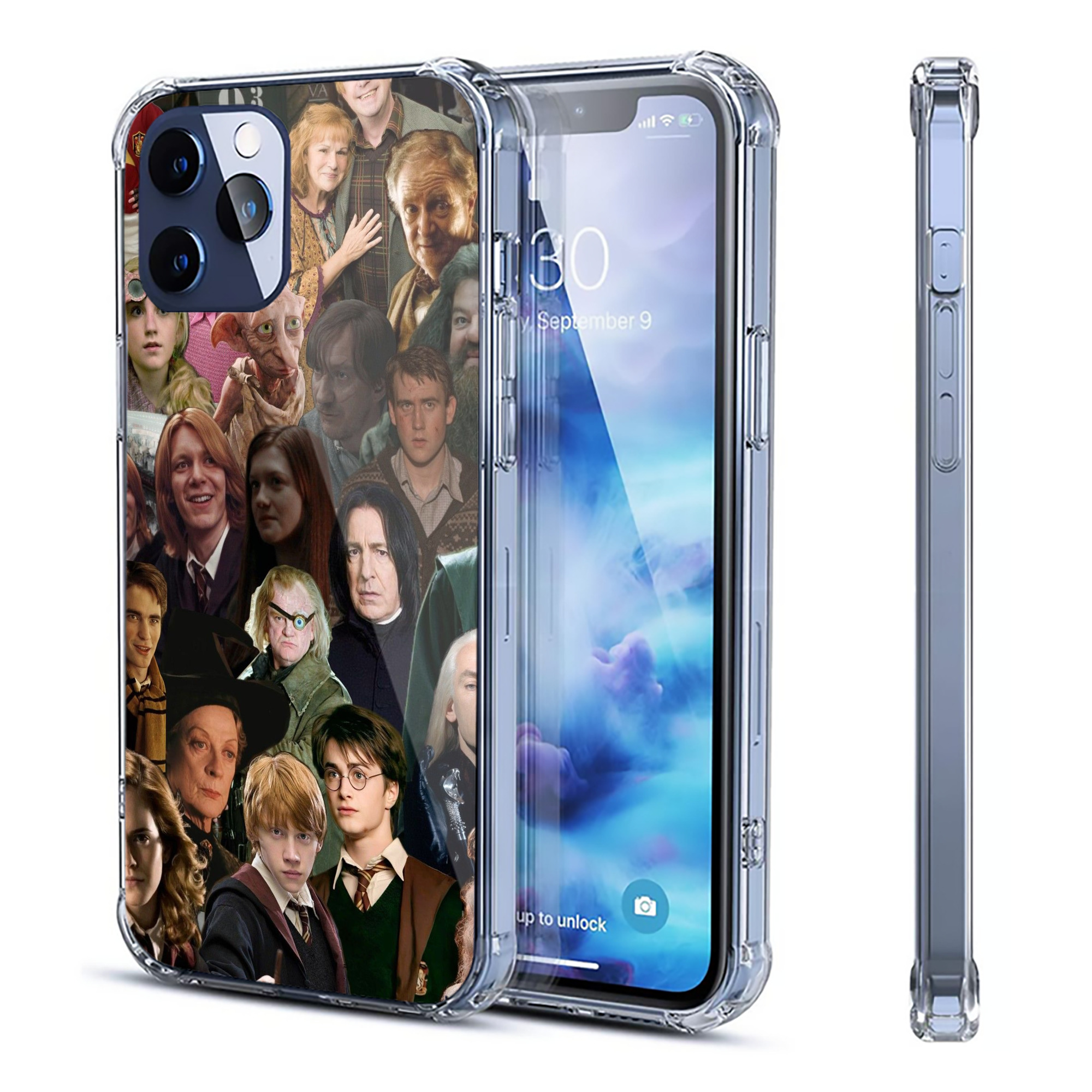 （画像用） Harry Potter ハリー・ポッターシリーズ 【iPhone 12シリーズ対応】透明スマホケース（クリアソフトケース）